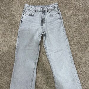 Zara Light Gray Women Jeans
